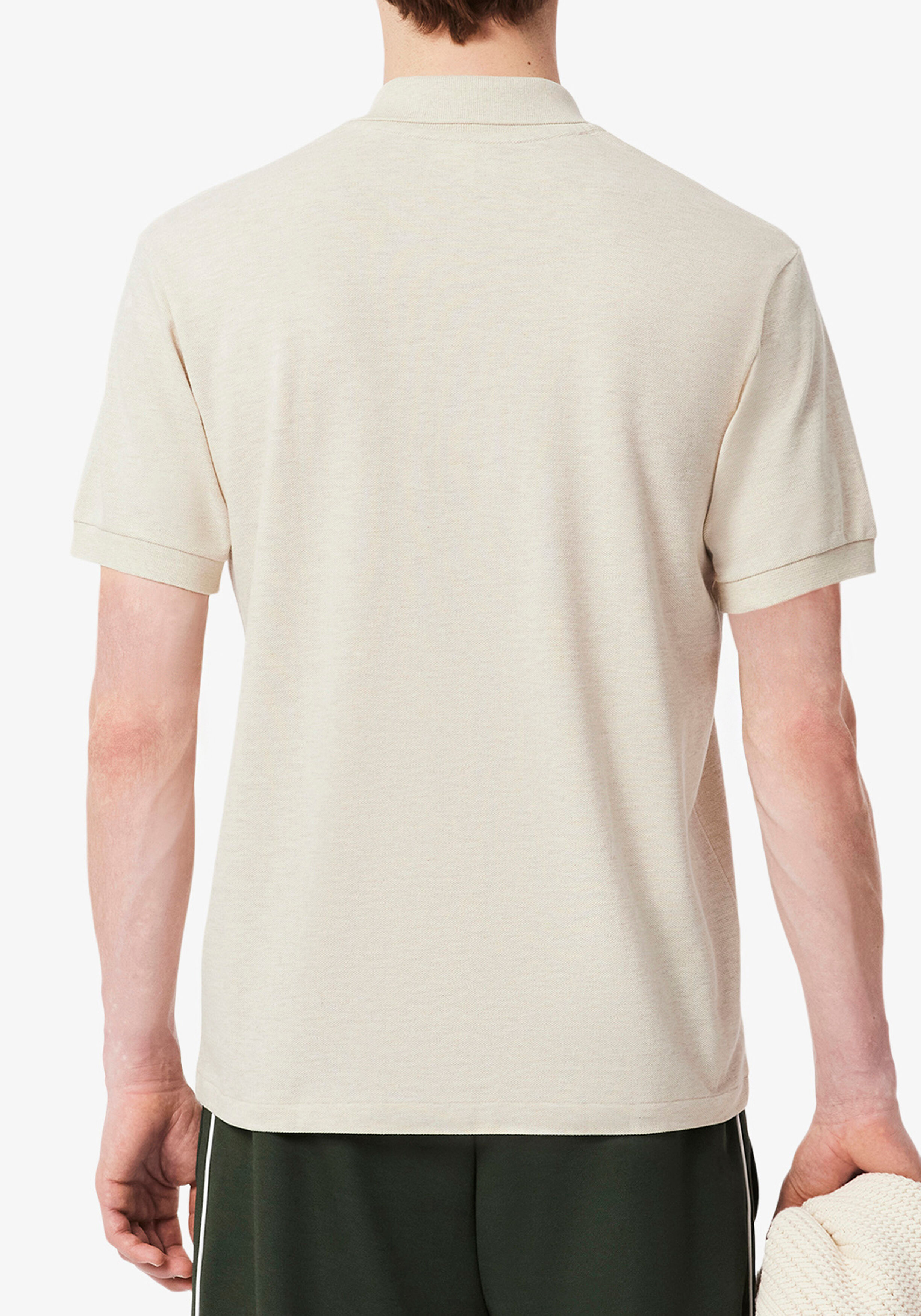 Lacoste Classic Fit polo, grijs beige