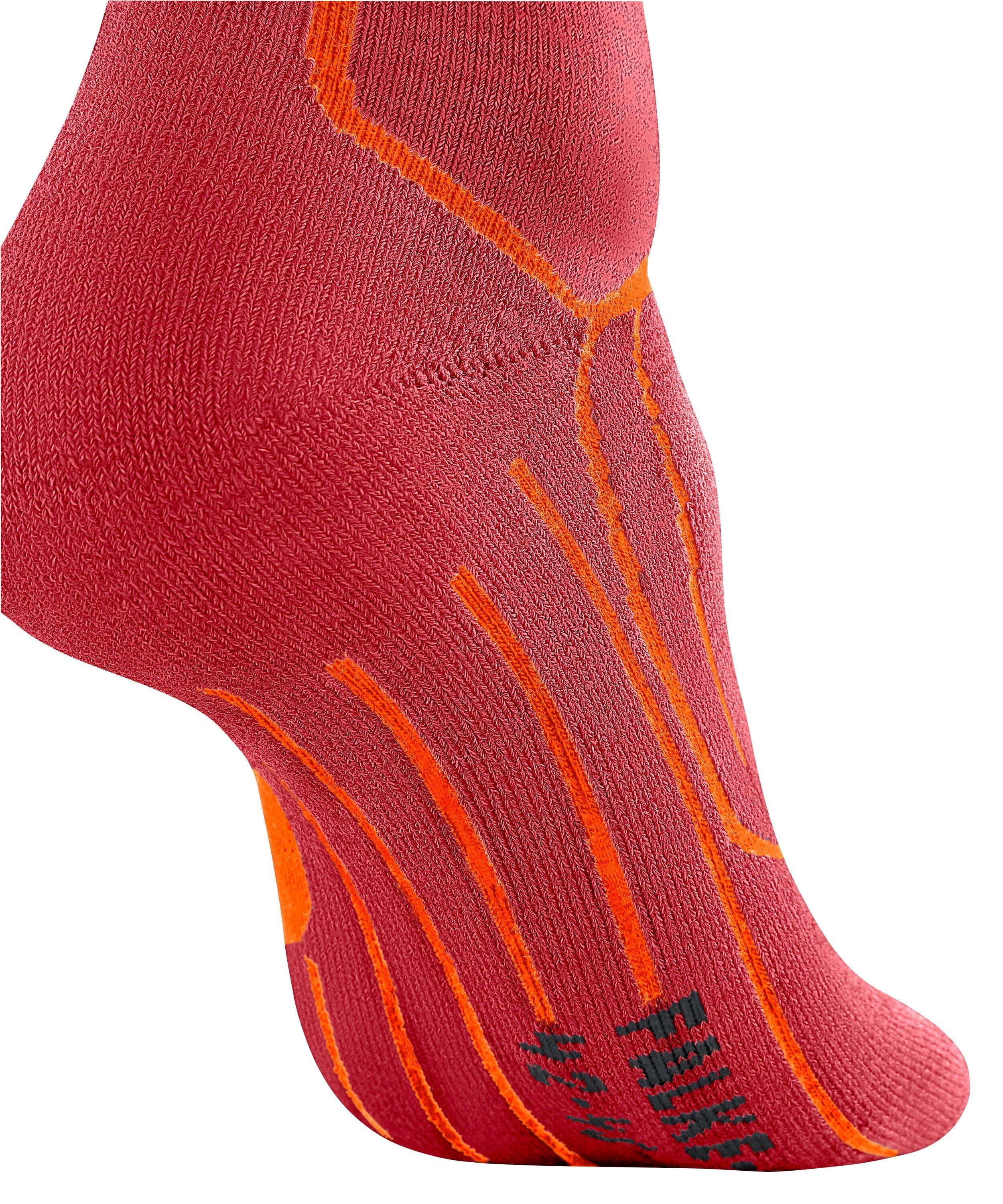 FALKE SK2 Intermediate heren skiing kniekousen, grijs (flash orange)