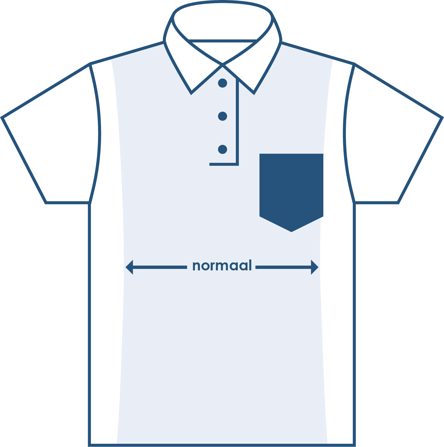Pasvorm poloshirt korte mouw normaal Pasvorm poloshirt korte mouw normaal
