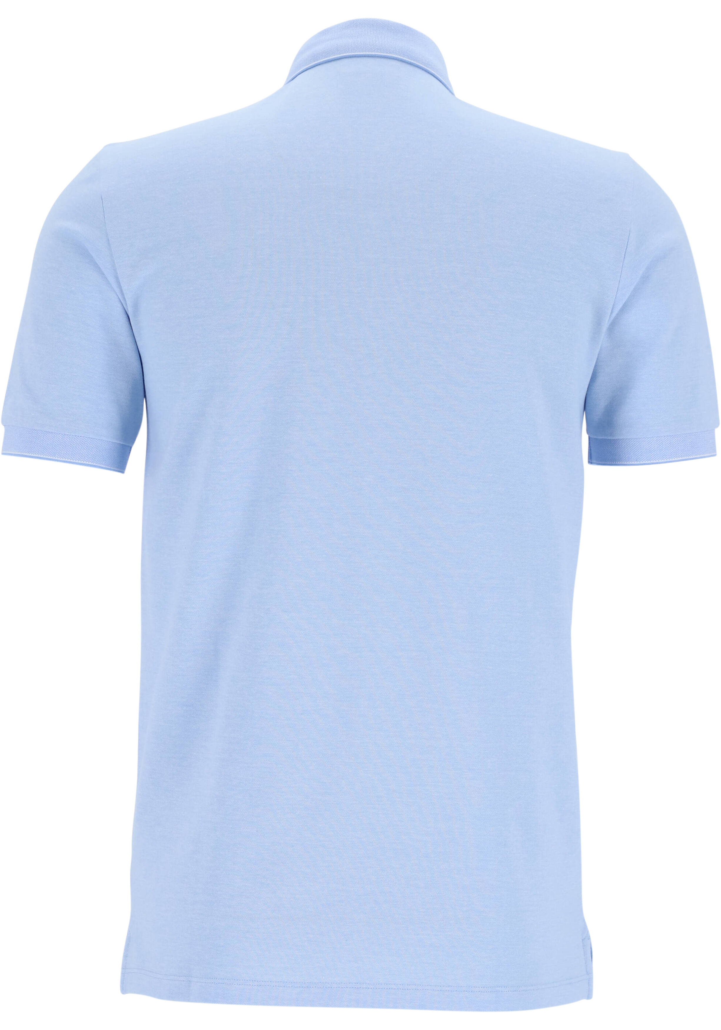 OLYMP Polo Level 5 Casual, slim fit polo, lichtblauw