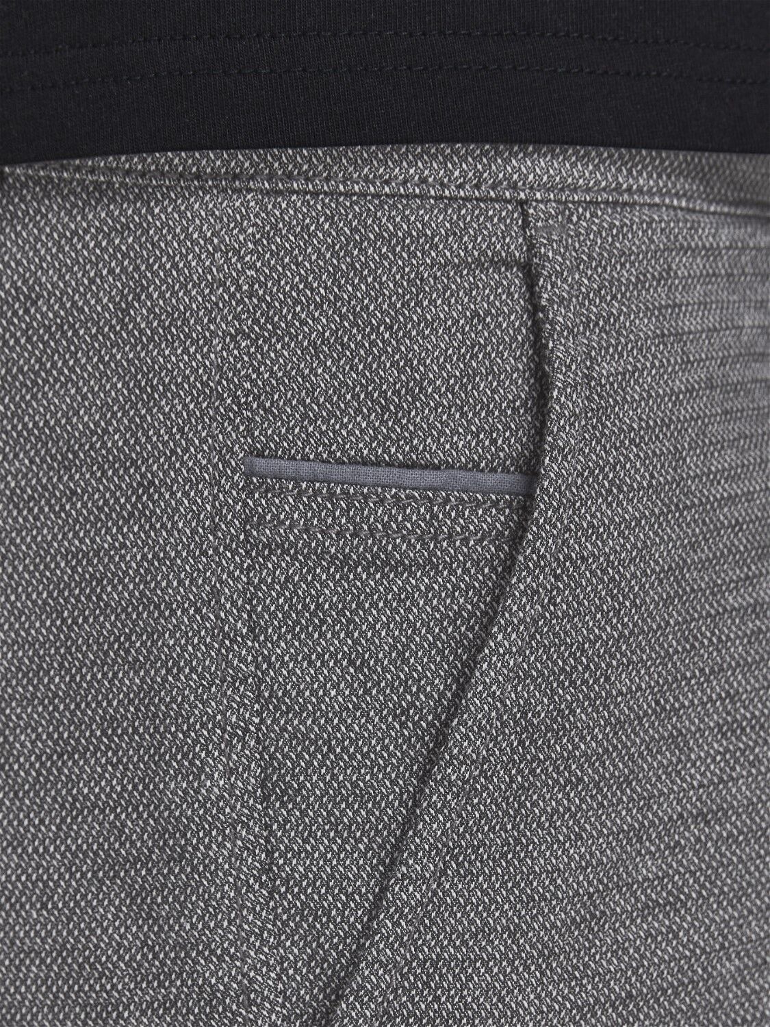 JACK & JONES Fury Shorts regular fit, heren chino korte broek, donkergrijs