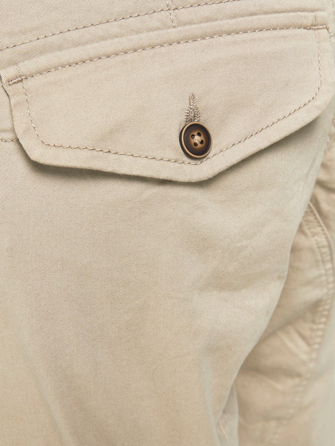 JACK & JONES Paul Lake Cargo loose fit, heren cargo broek, beige