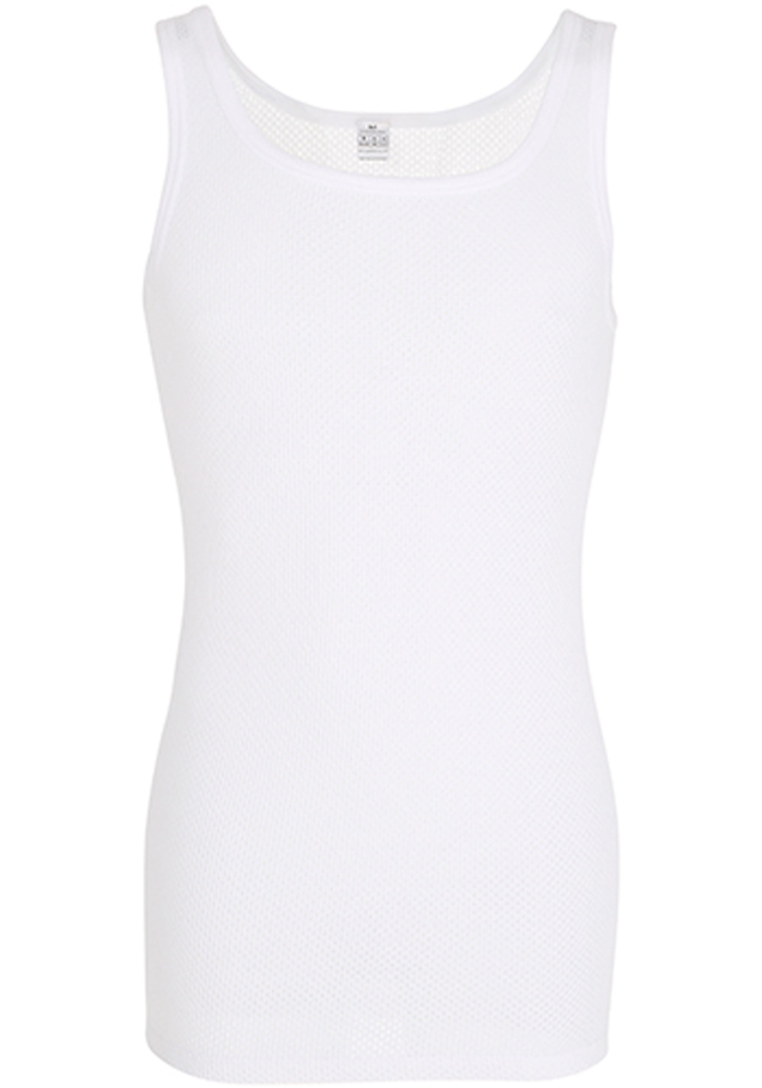 Gotzburg heren singlet O-hals (1-pack), wit