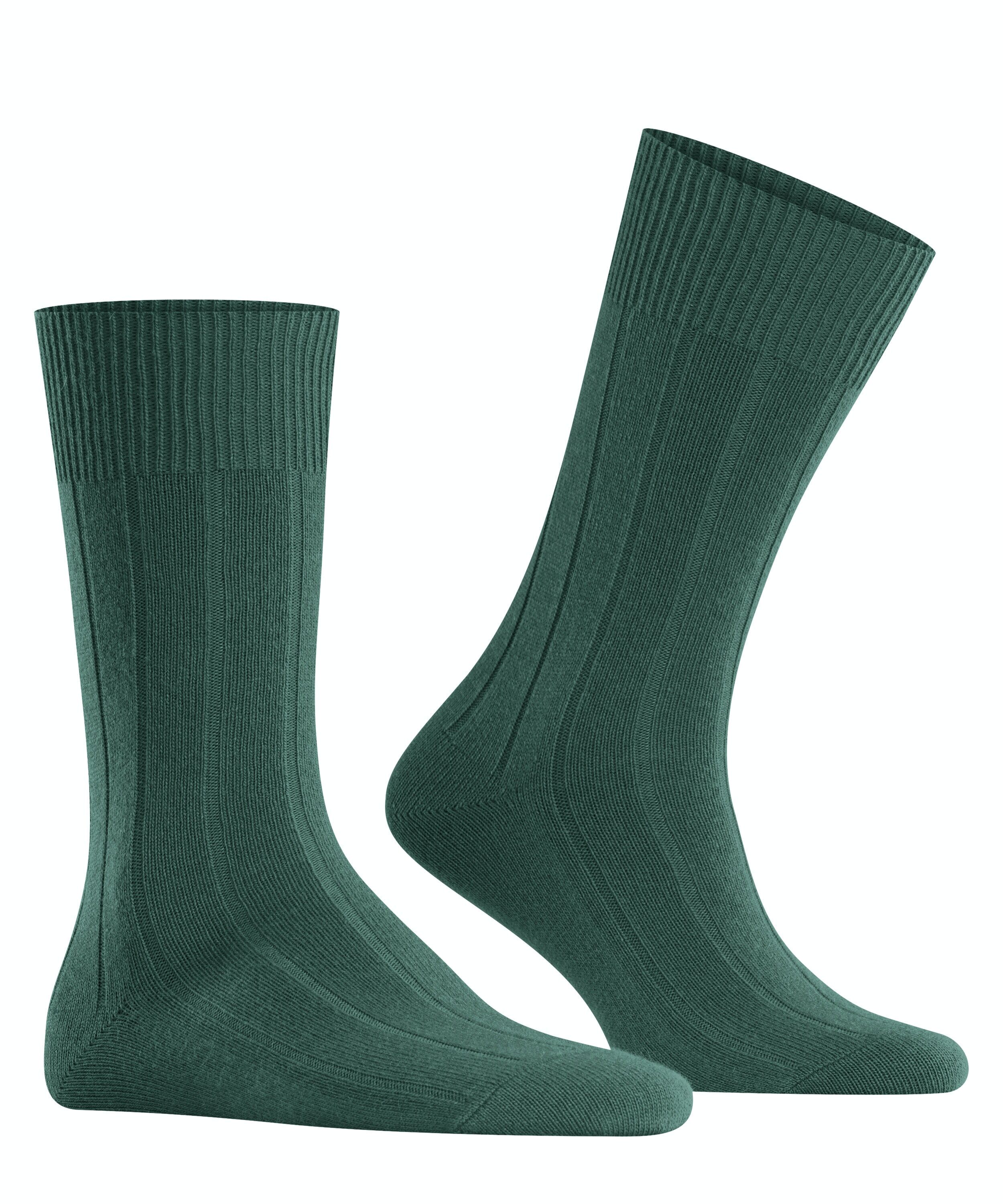 FALKE Lhasa Rib herensokken, groen (hunter green)
