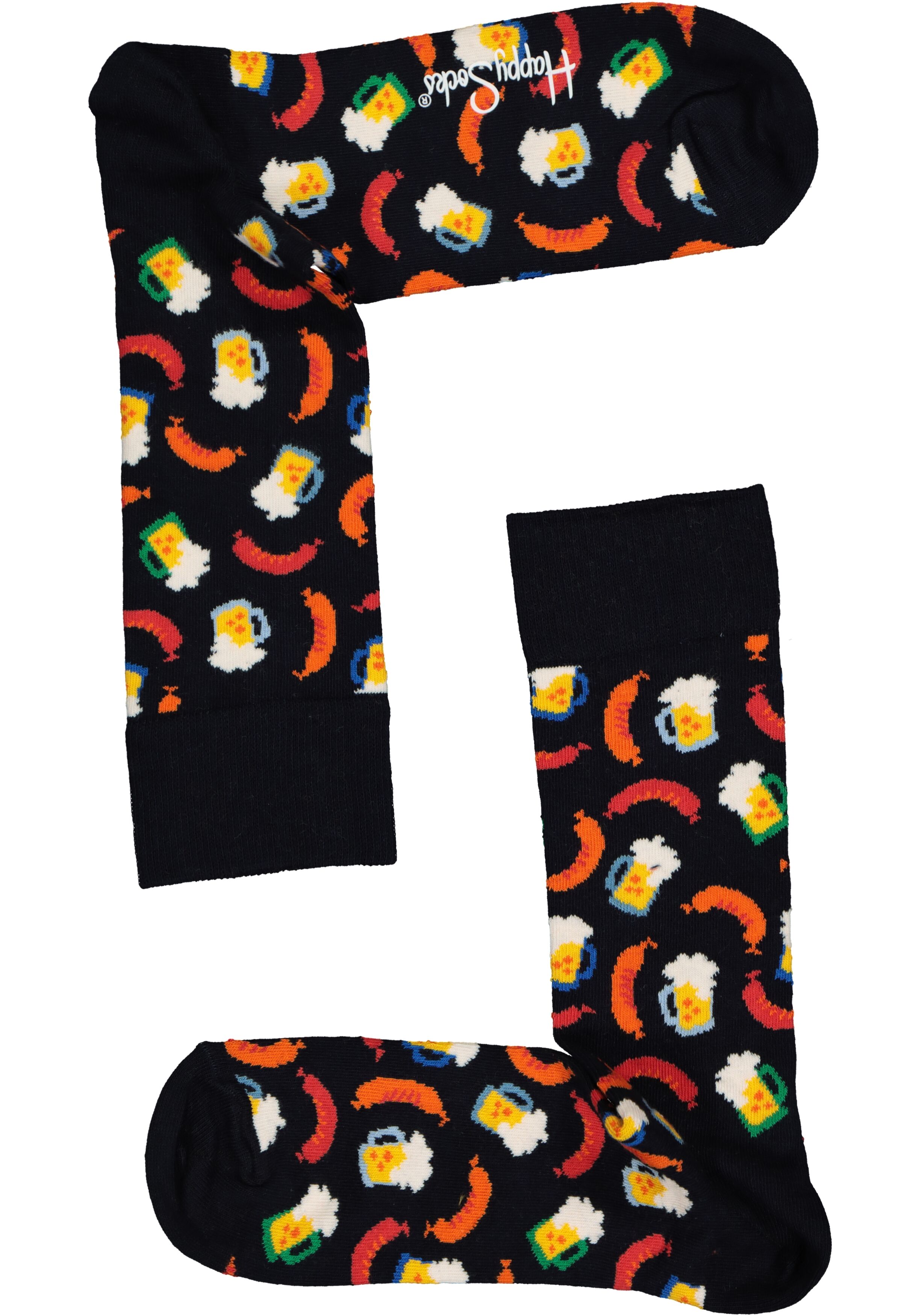 Happy Socks Beer and Sausage Sock
