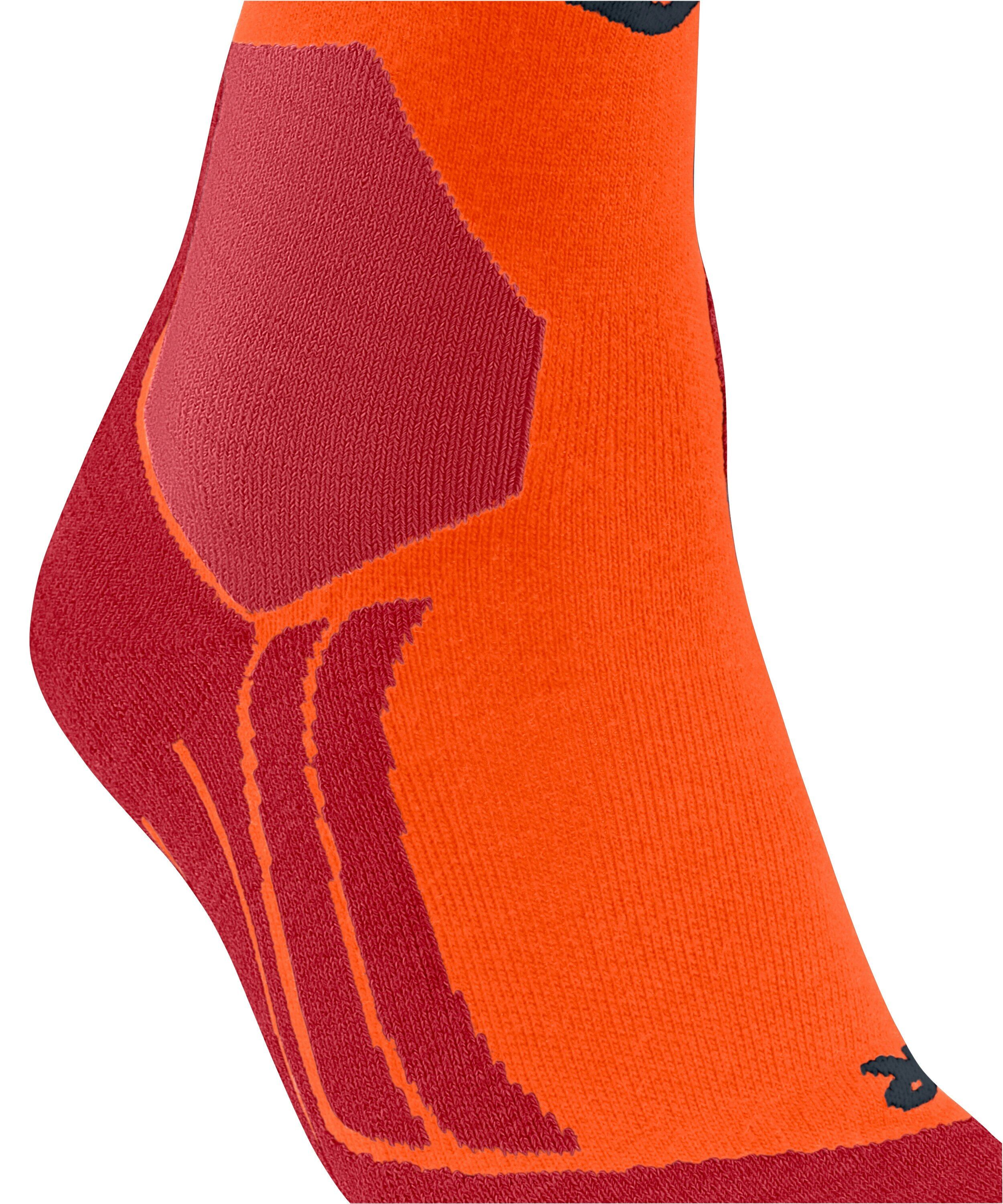 FALKE SK2 Intermediate heren skiing kniekousen, grijs (flash orange)