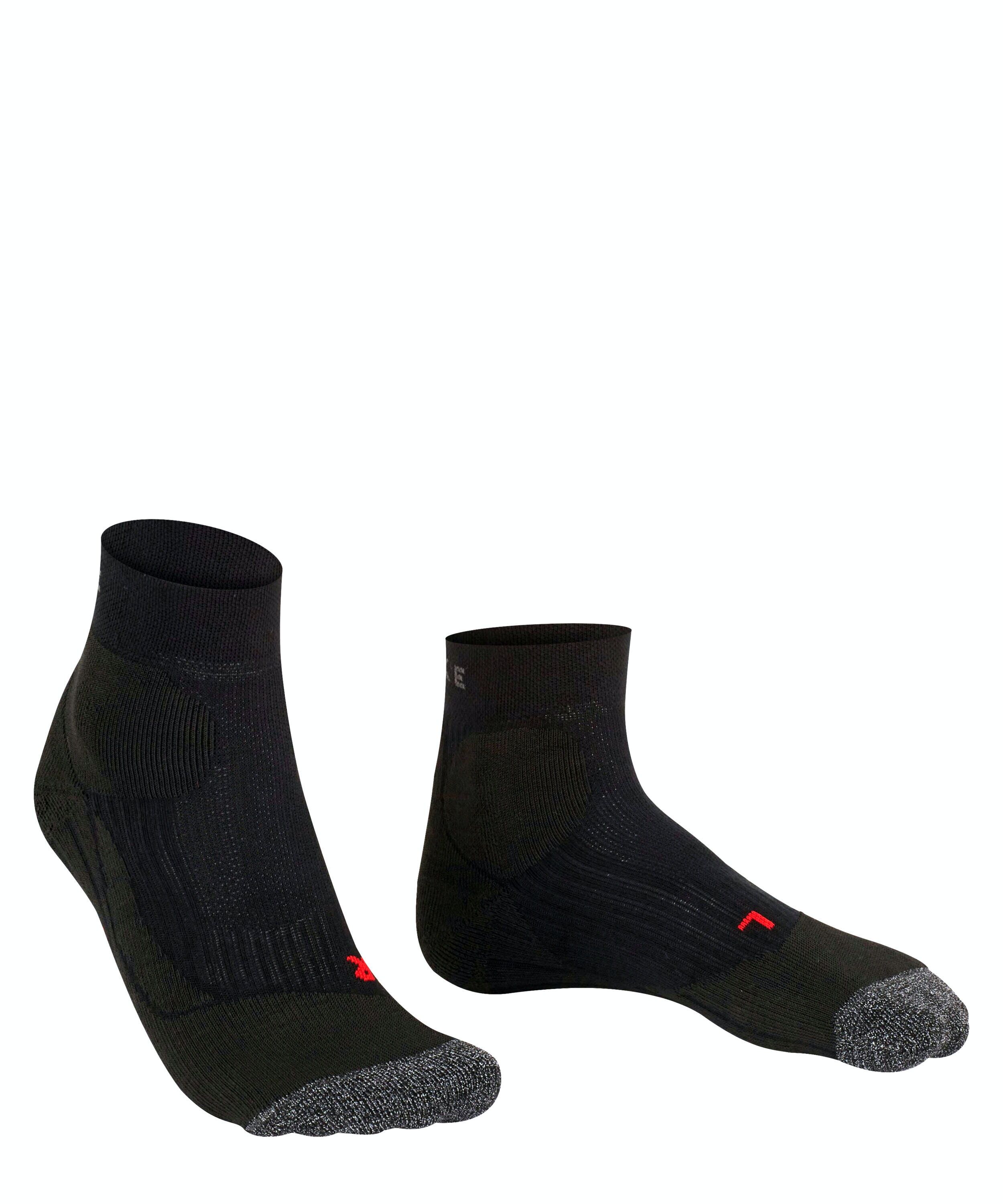 FALKE TE2 Short herensokken kort, zwart (black)