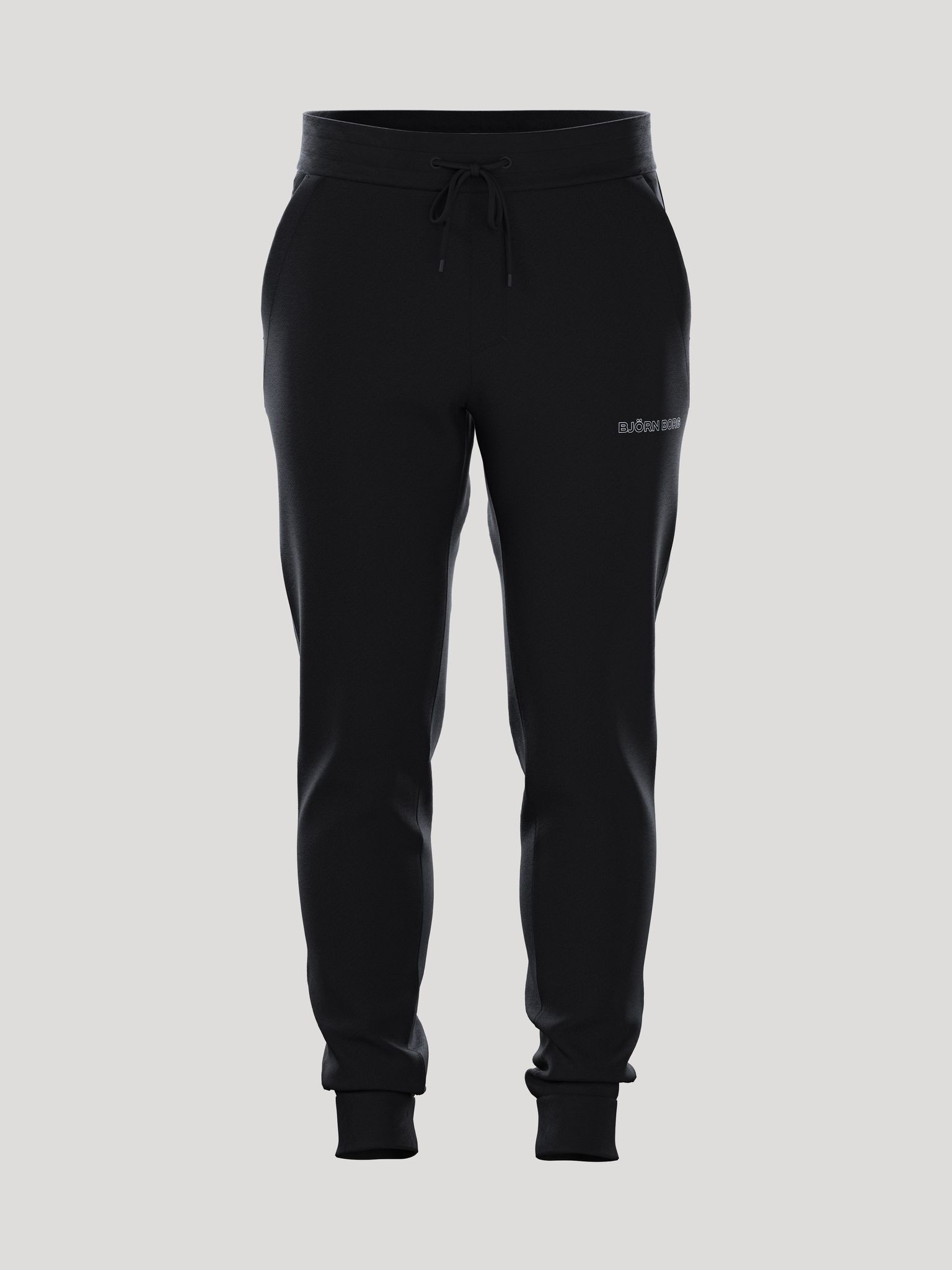 Bjorn Borg Essential 3 Pants, heren joggingbroek, zwart