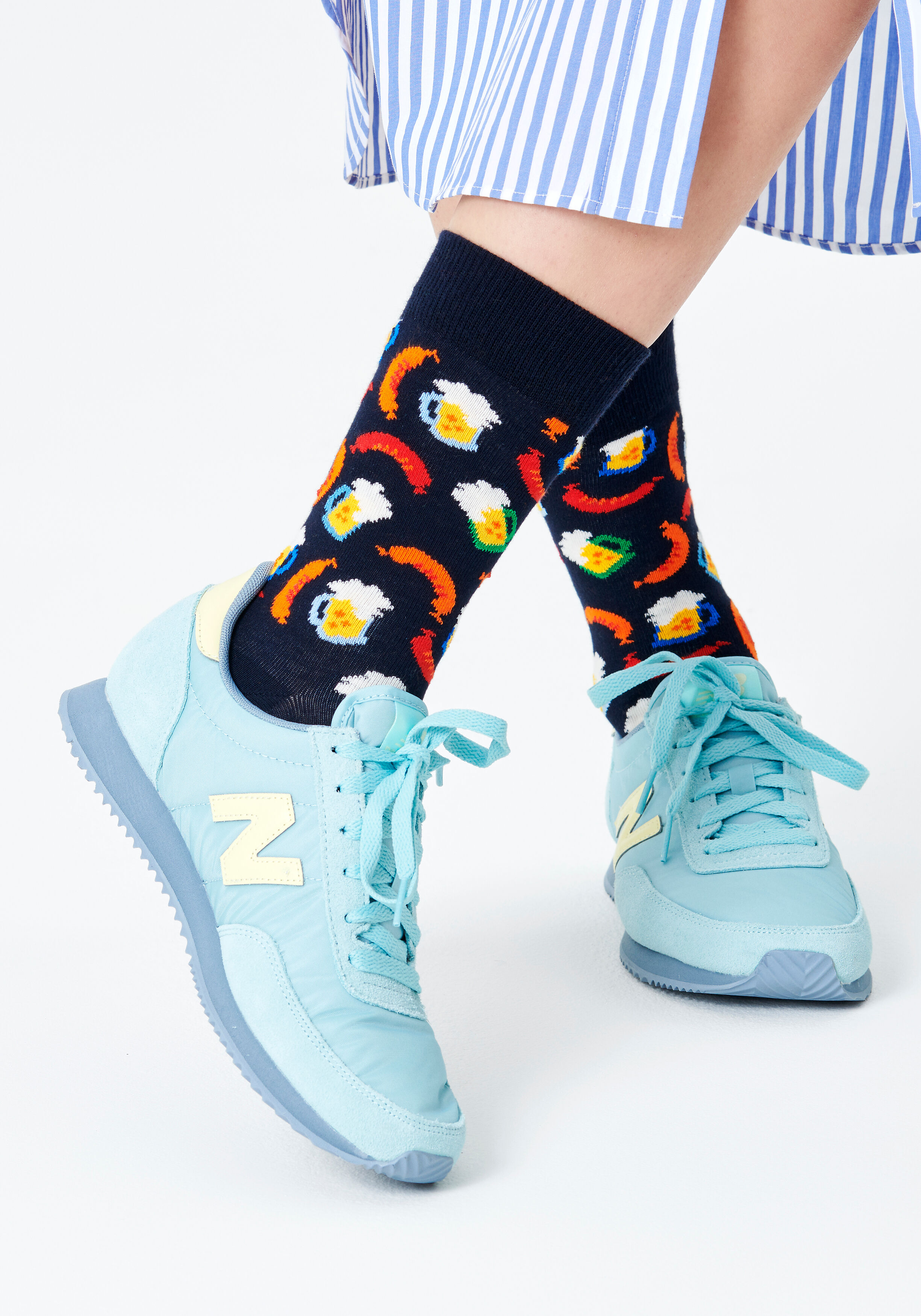 Happy Socks Beer and Sausage Sock