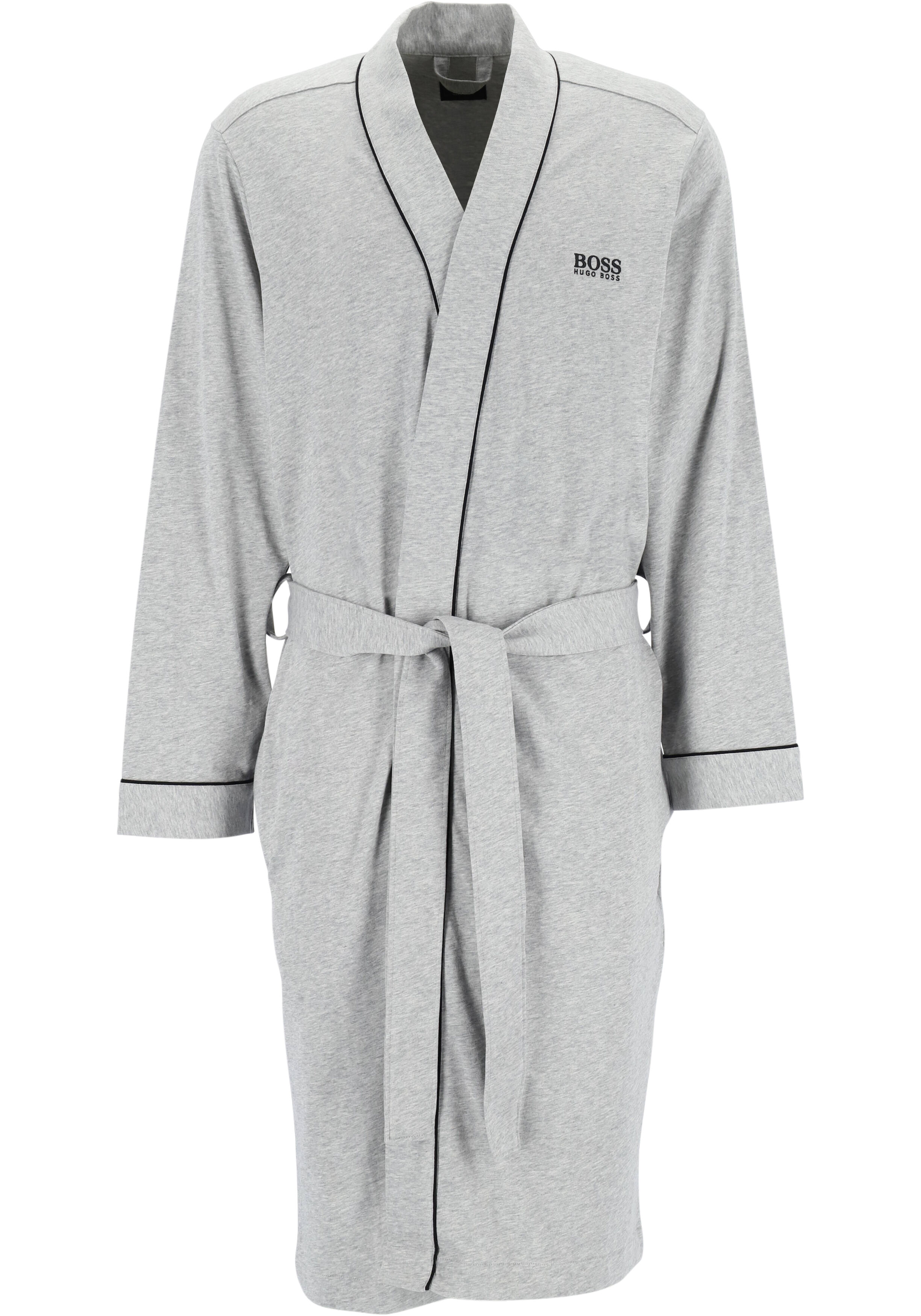 HUGO BOSS heren ochtendjas (dun), kimono, grijs