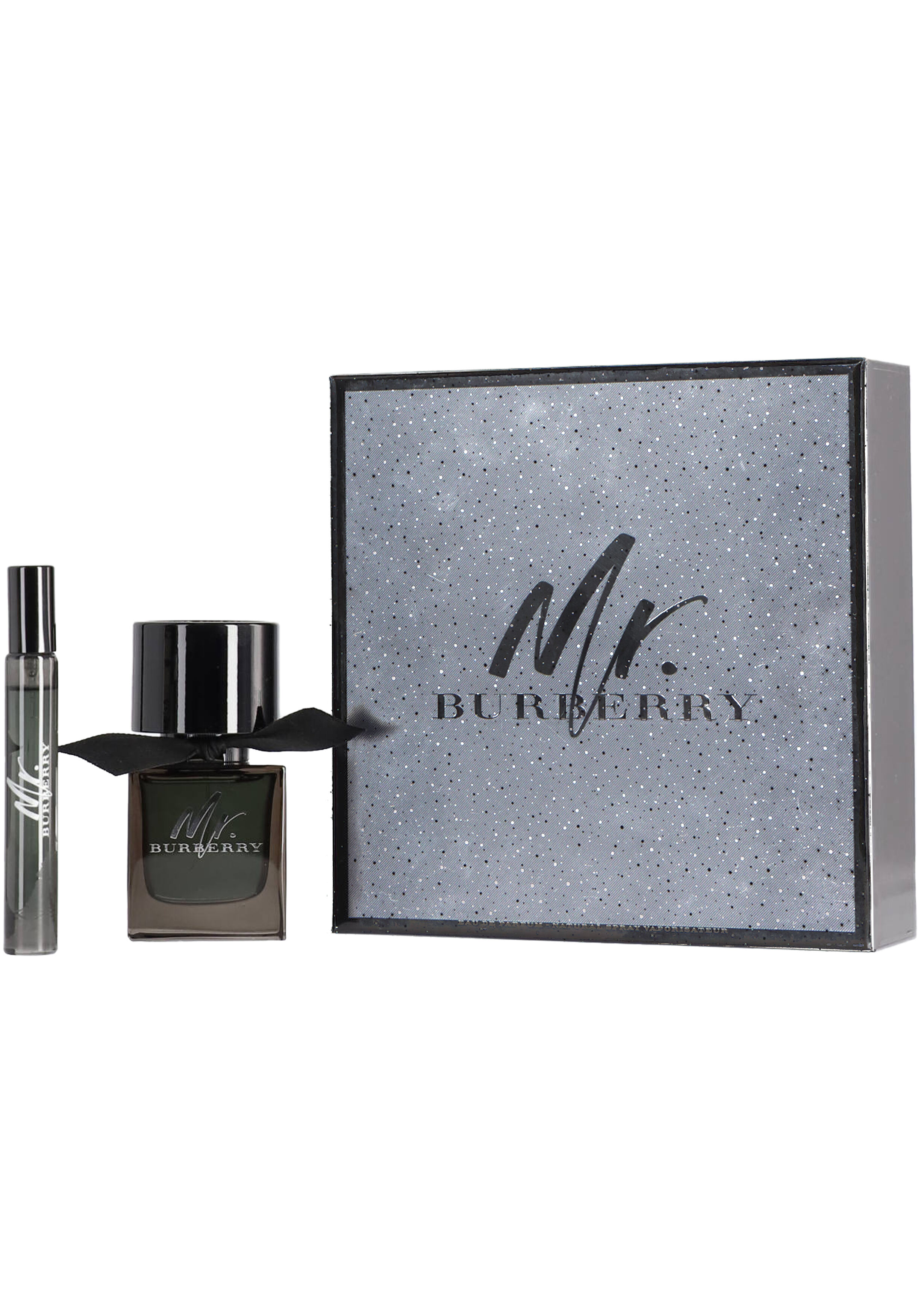 Heren cadeauset: Burberry Mr Burberry, Eau de Parfum spray 50ml, Eau de Parfum bag spray 7,5 ml