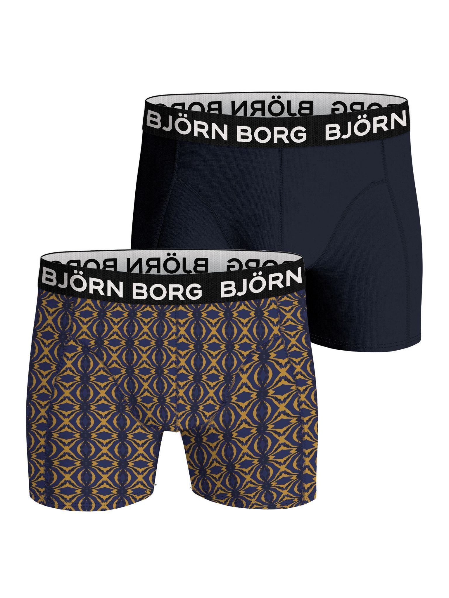 Bjorn Borg Bamboo Cotton Blend boxers, heren boxers normale lengte (2-pack), multicolor