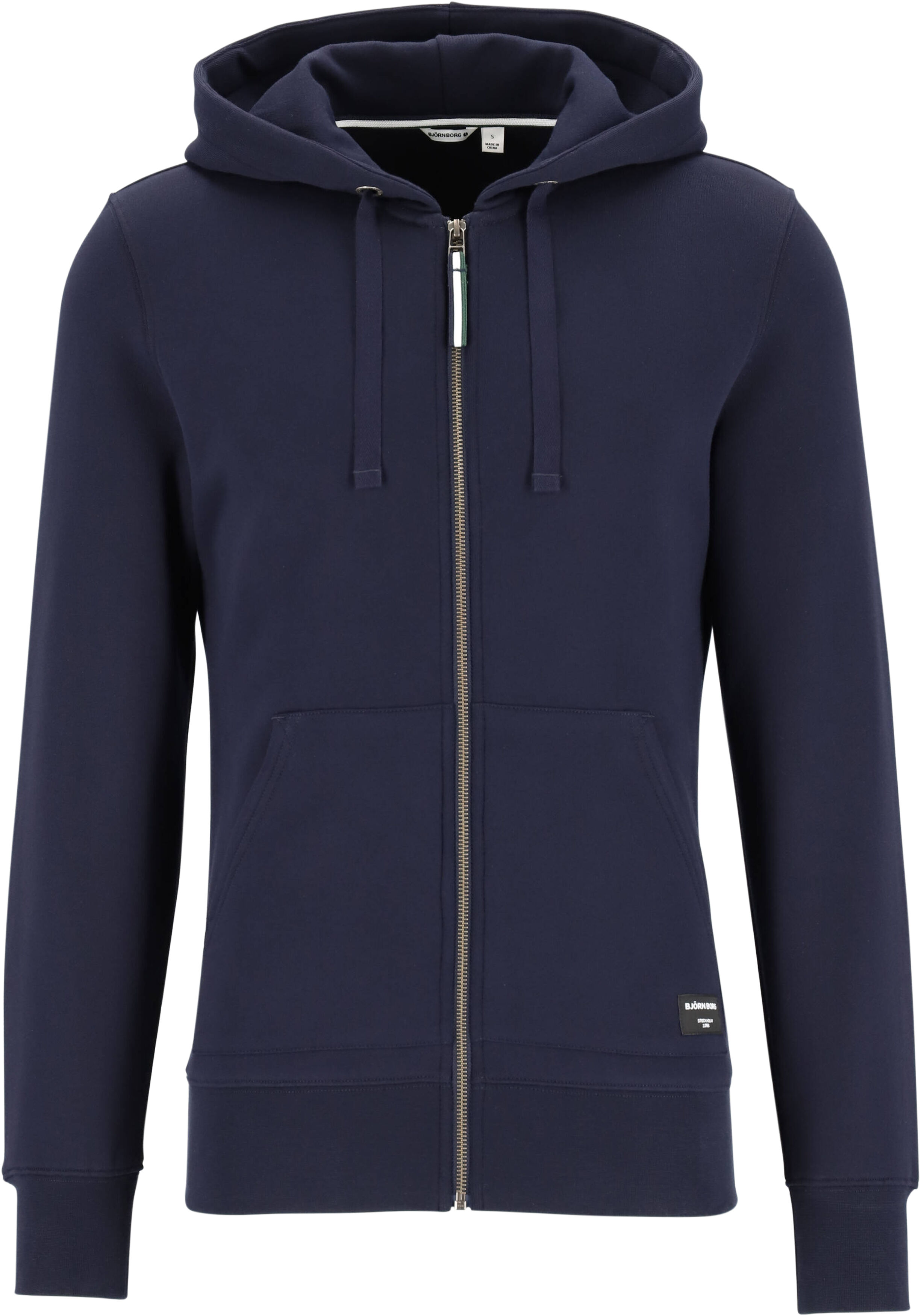 Bjorn Borg hoodie jacket, heren sweatvest dik, blauw