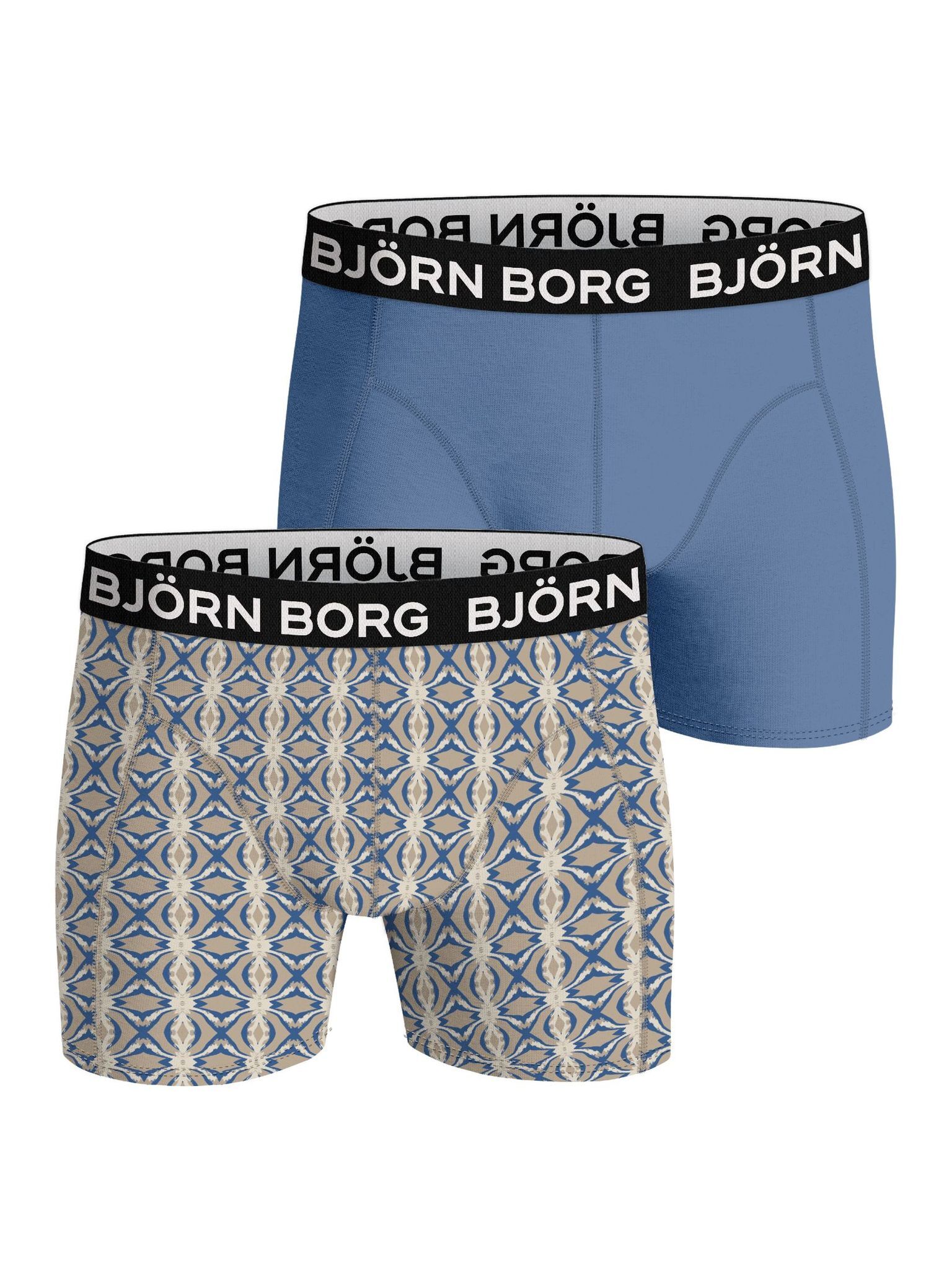 Bjorn Borg Bamboo Cotton Blend boxers, heren boxers normale lengte (2-pack), multicolor