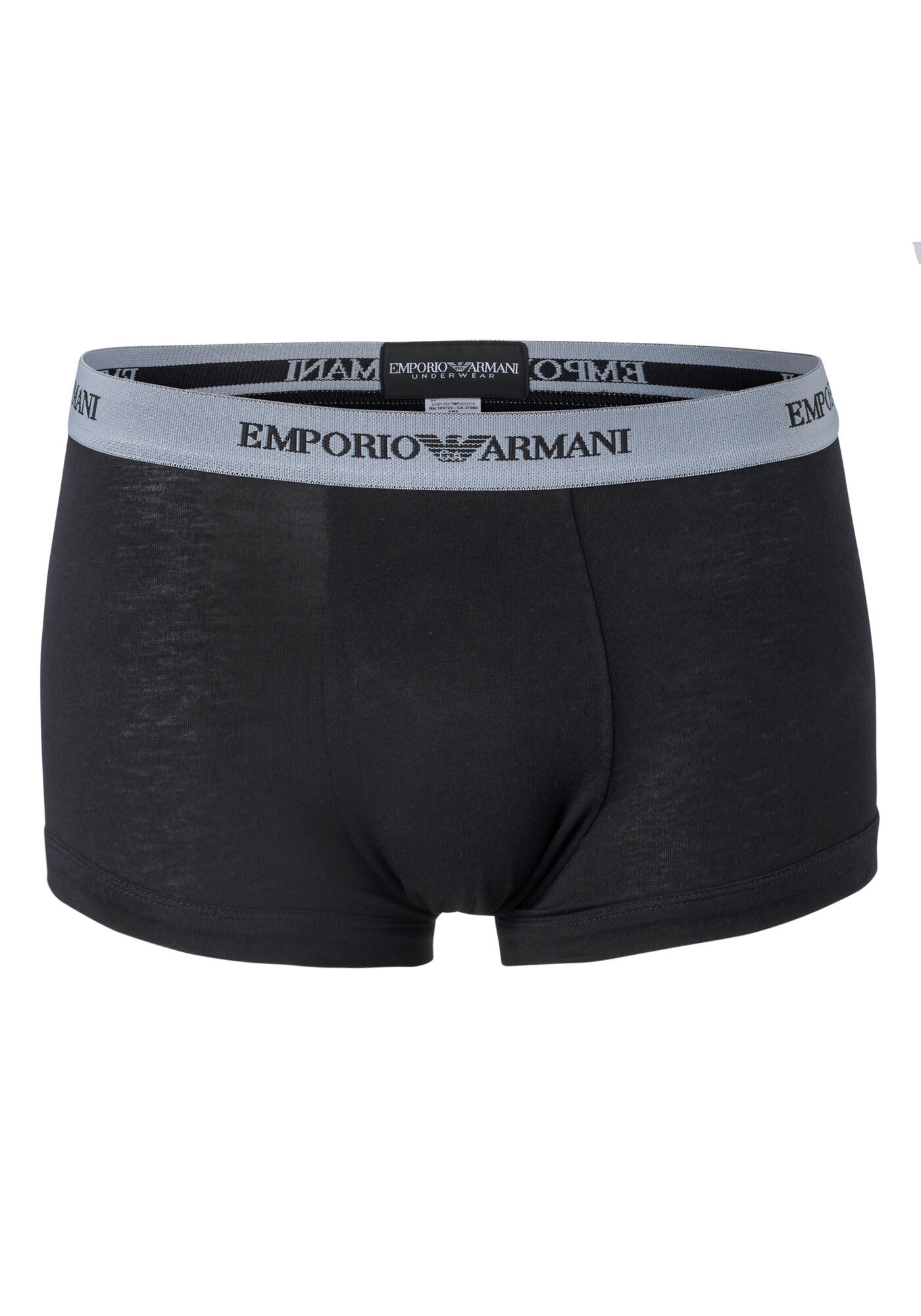 Emporio Armani Trunks Essential Core (3-pack), heren boxers kort, zwart 