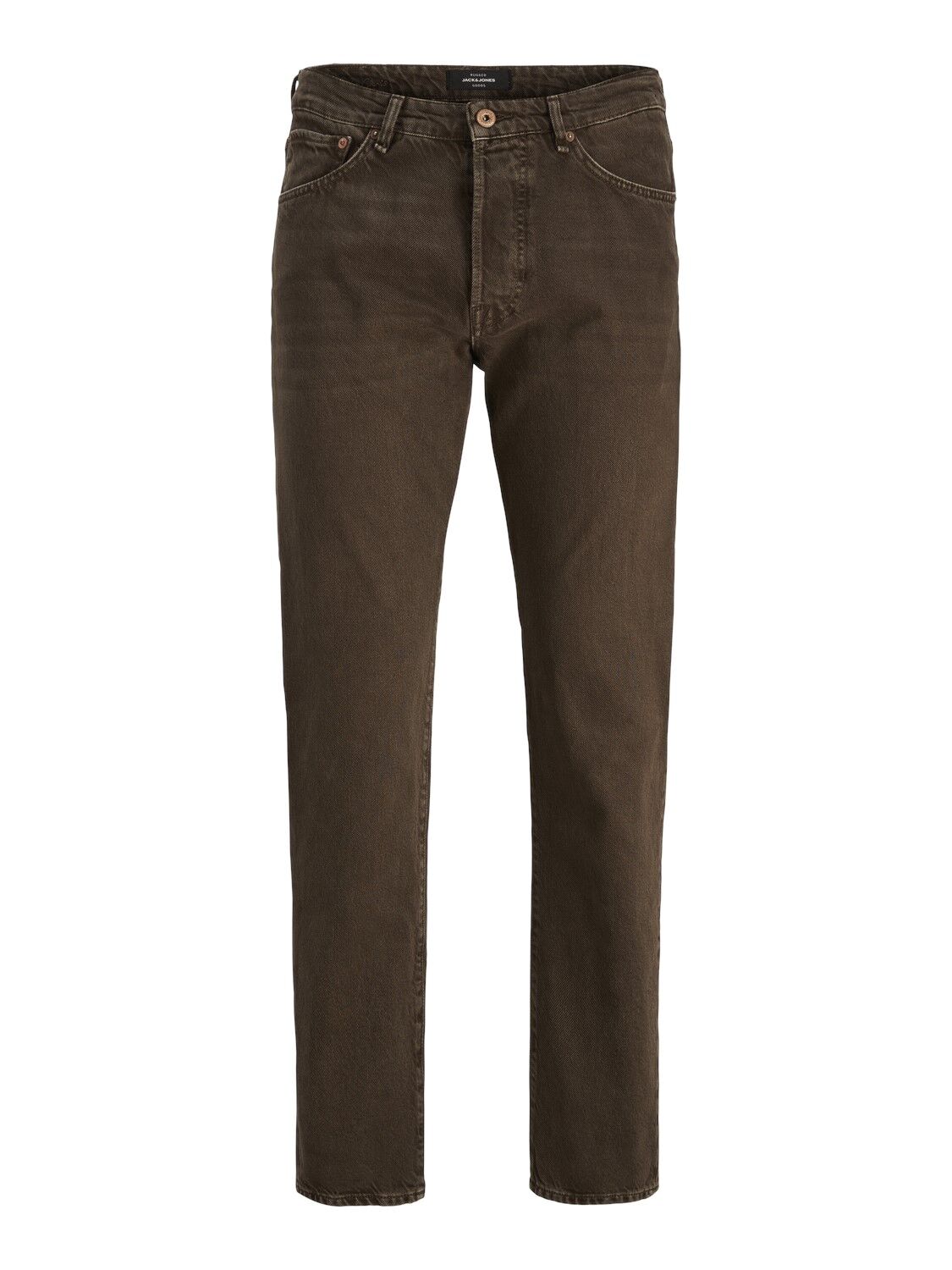 JACK & JONES Chris Cooper loose fit, heren jeans, chocoladebruin
