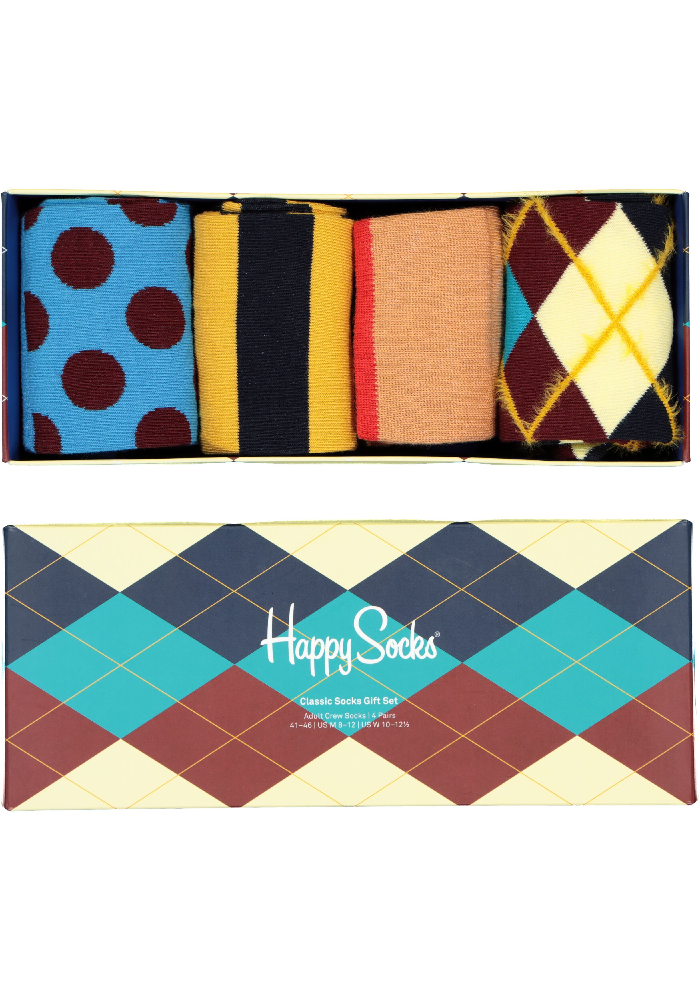 Happy Socks Classics Socks Gift Set (4-pack)