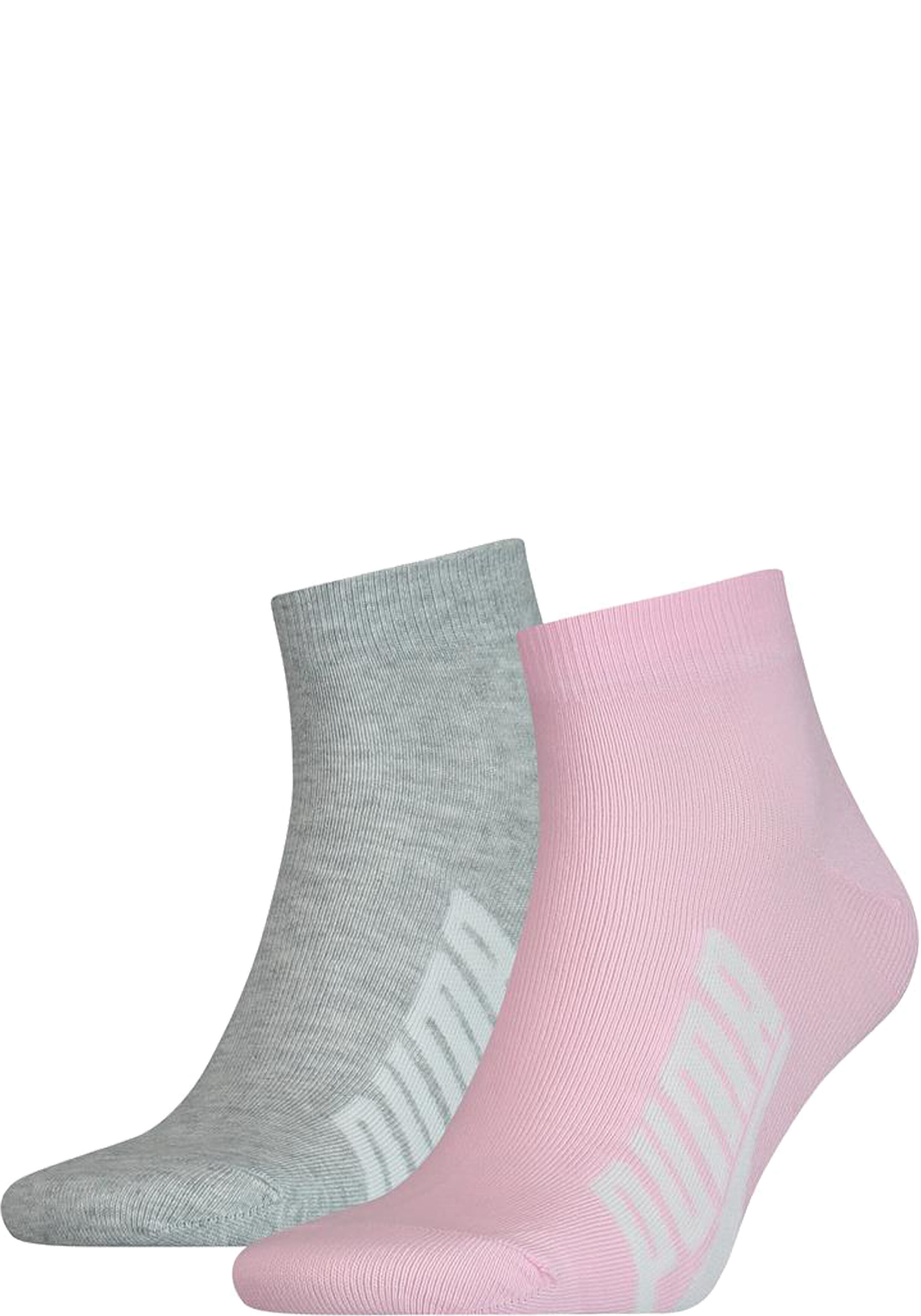 Puma Unisex Bwt Lifestyle Quarter (2-pack), unisex hoge enkelsokken, rozenwater