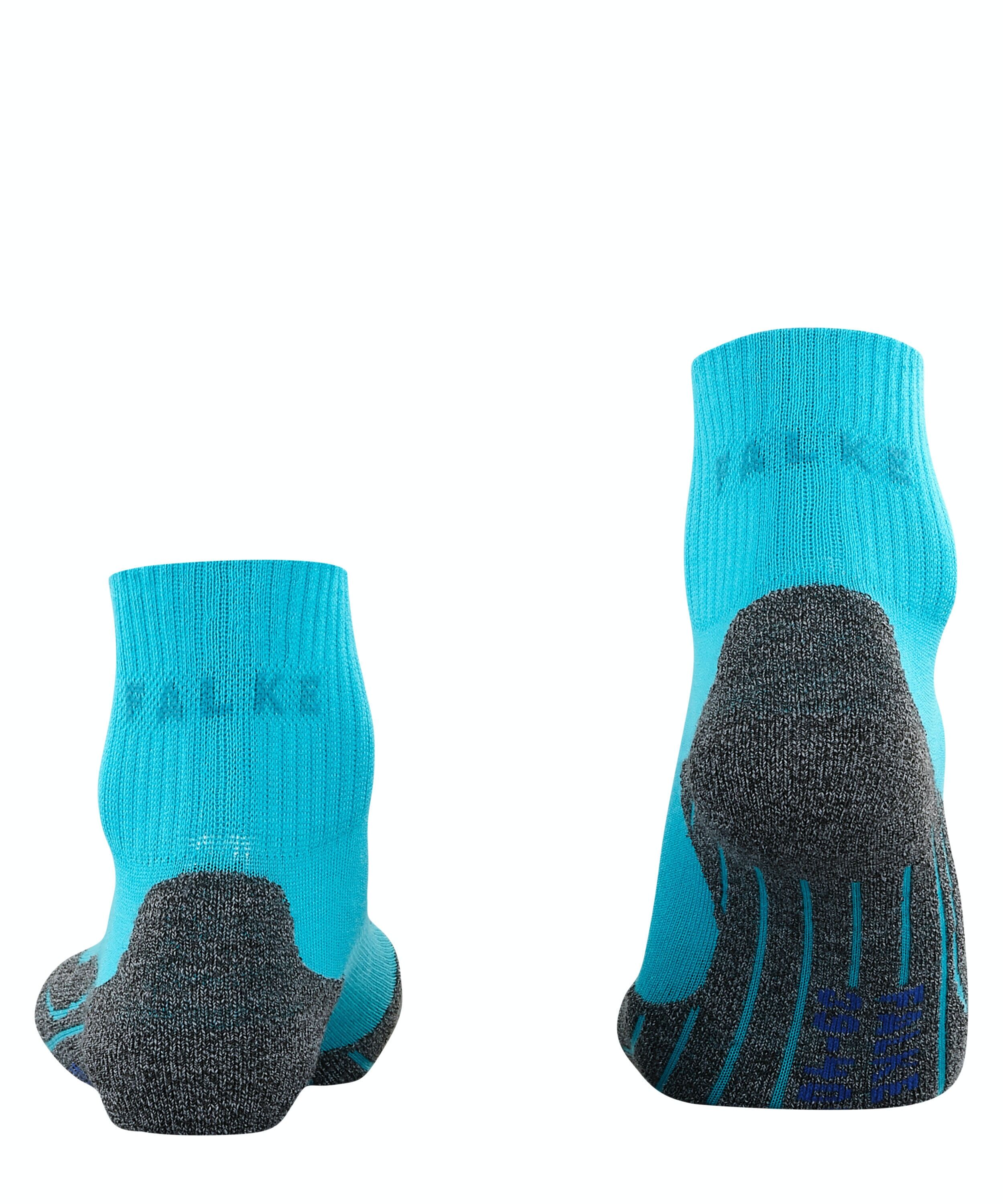 FALKE TK2 Explore Cool Short dames trekking sokken kort, blauw (peacock blue)