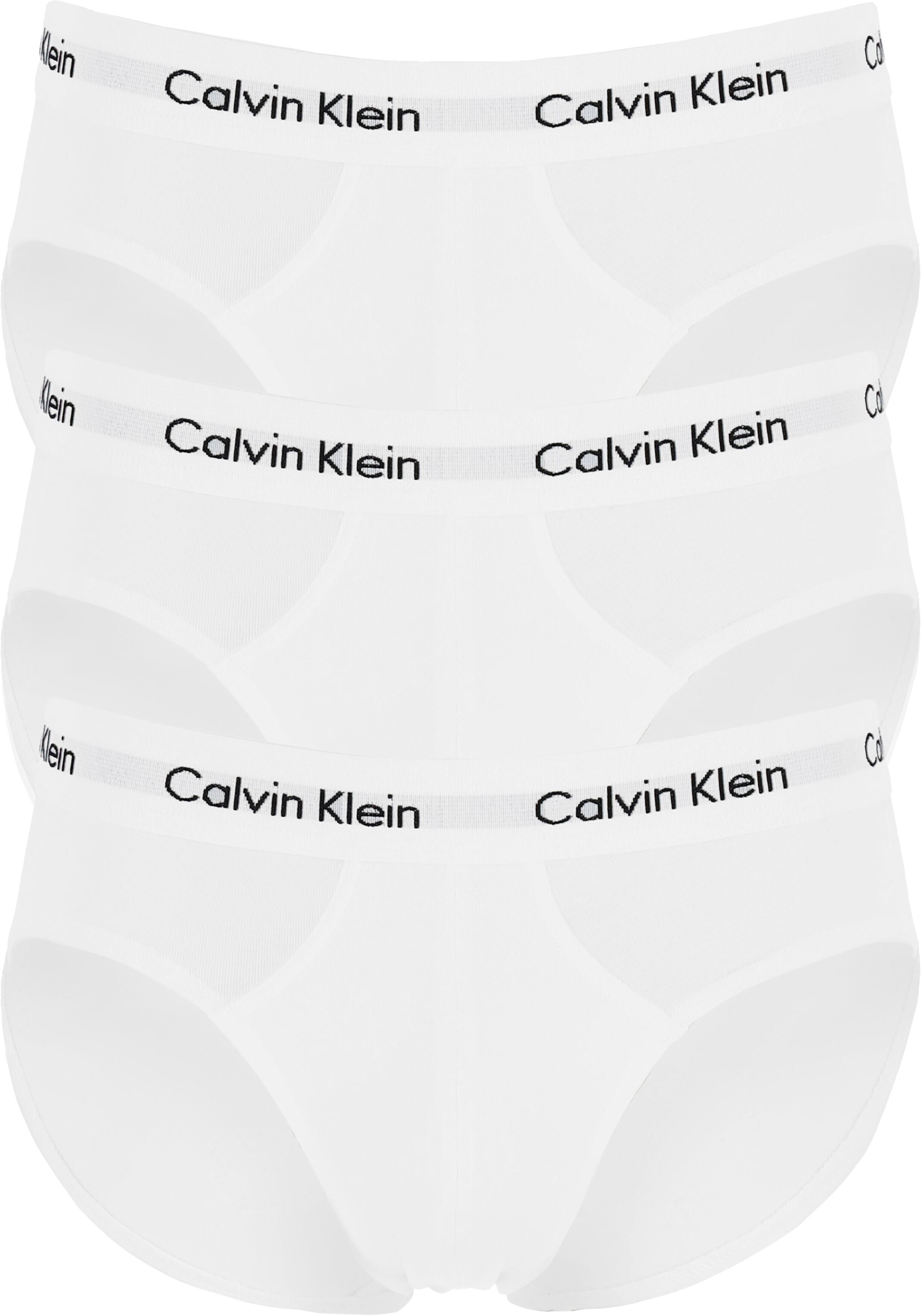 Calvin Klein hipster brief (3-pack), heren slips, wit
