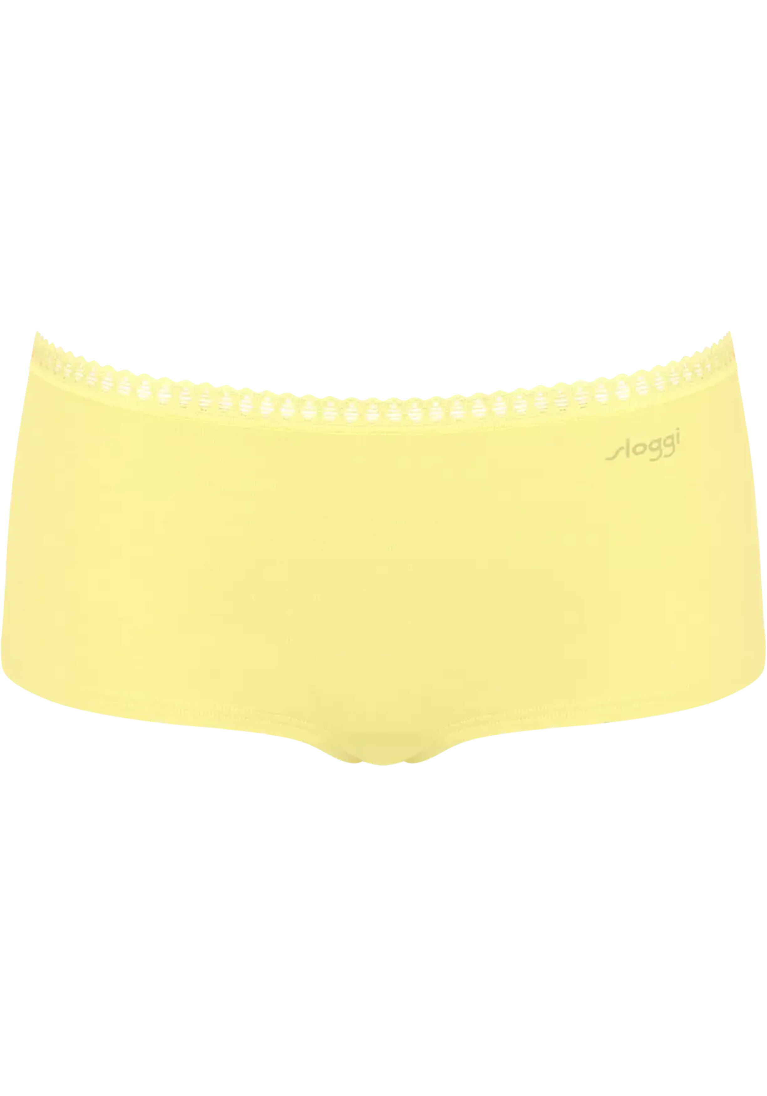 Sloggi Women GO Crush Short (3-pack), dames boxer, geel, oranjerood, print
